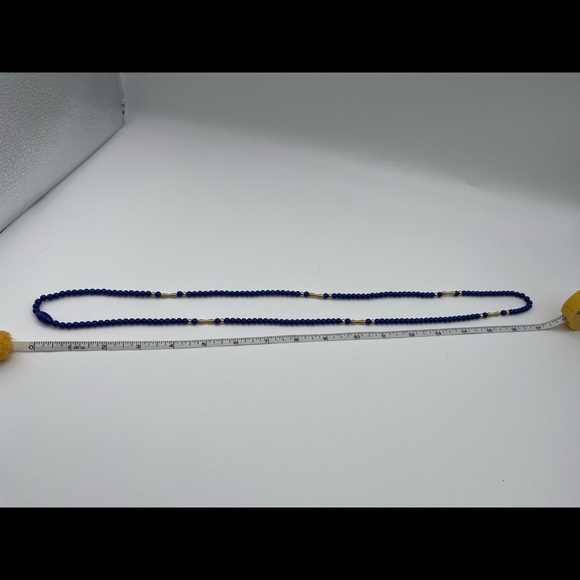 Lot of 4, red, white & blue beaded necklaces - Picture 4 of 5